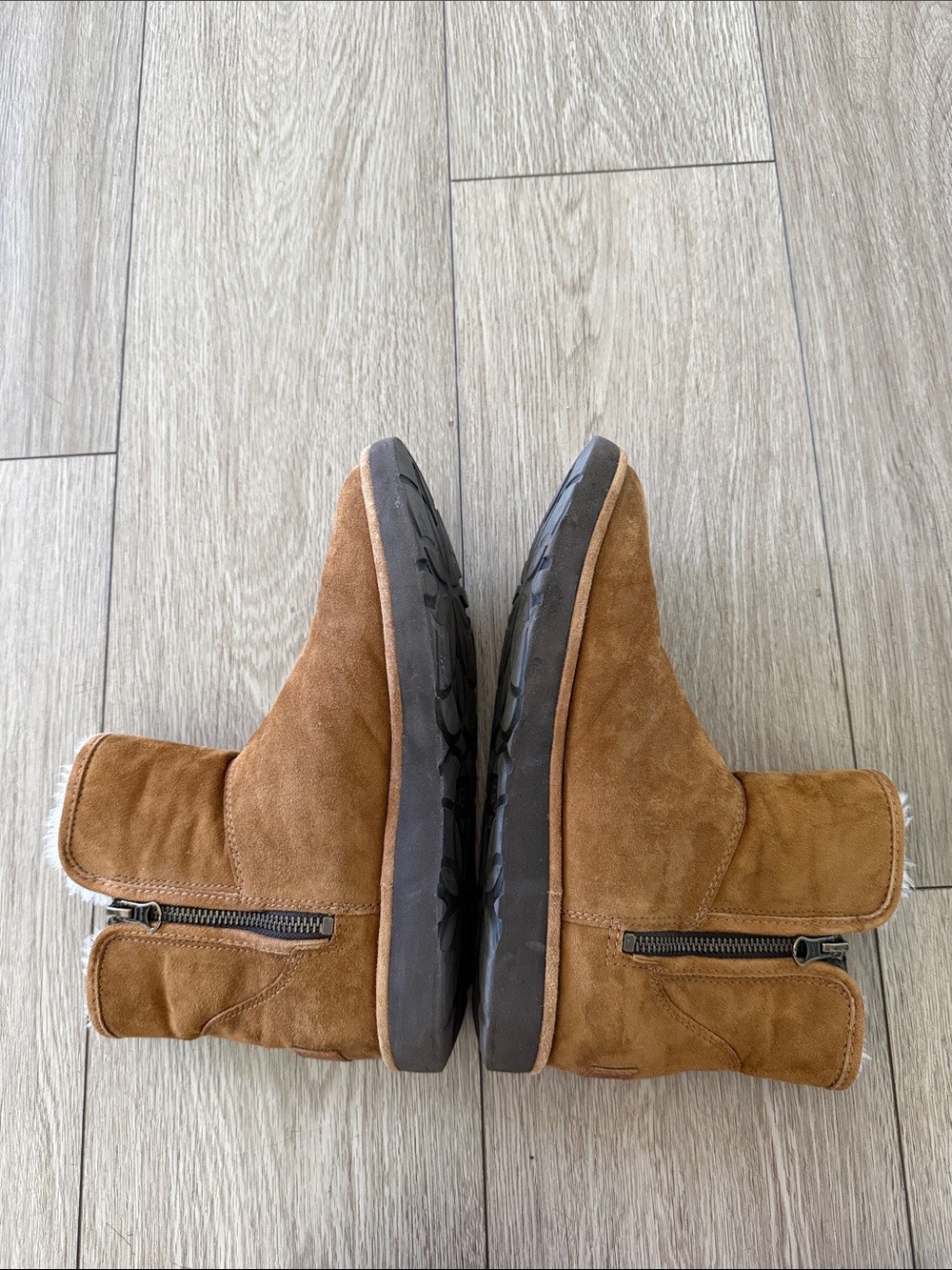 Ugg classic mini Abree Bruno chestnut boots size US 7 - Picture 6 of 11